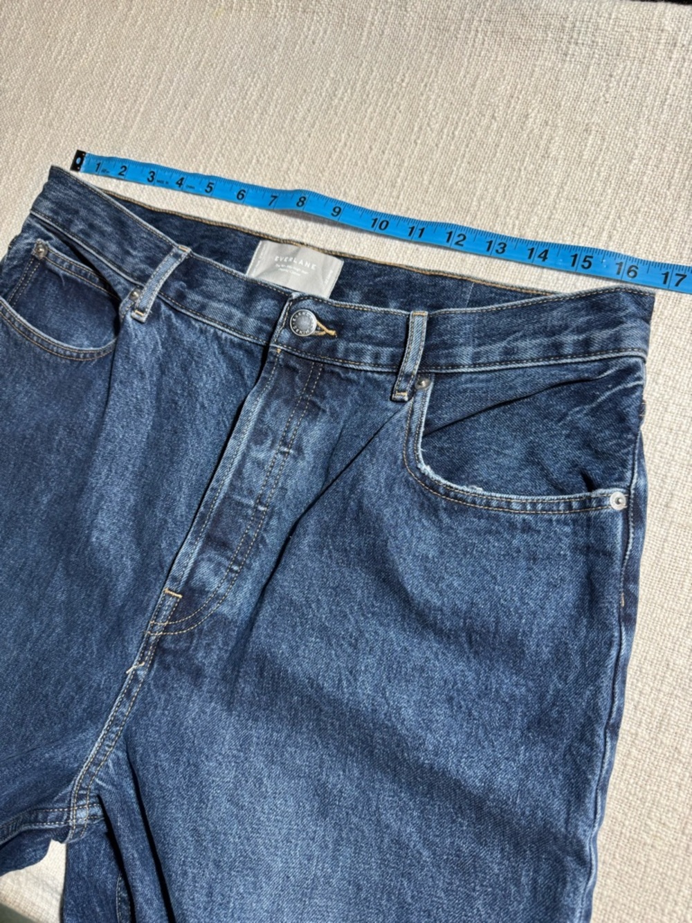 Everlane The 90s Way-High Jean Organic Cotton Denim Jeans 32 Long - Picture 9 of 11